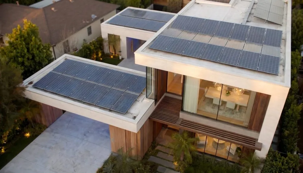 Clean rooftop solar panels after professional solar panel cleaning in Melbourne